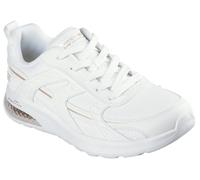 Skechers Bobs Air Tiered Vision, Scarpe da Ginnastica Donna, White Synthetic/Textile, 38 EU