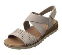 Skechers BOBS Arch Fit Oasis Vegan Sandali Donna Taupe - 38 EU