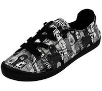 Skechers Bobs B Cute, Scarpe da Ginnastica Donna, Nero, 36 EU Larga