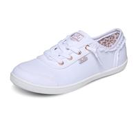 Skechers Bobs B Cute, Scarpe da ginnastica Donna, White Canvas, 39 EU