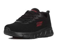 Skechers Bobs B Flex Chill Edge, Sneaker Uomo, Maglia Nera, 48.5 EU