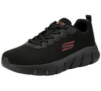 Skechers Bobs B Flex Chill Edge, Sneaker Uomo, Maglia Nera, 48.5 EU