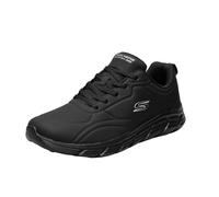 Skechers Bobs B Flex - Nero - Donna Scarpe Sport Fitness, Palestra E Allenamento
