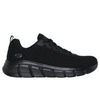 Skechers Visionary Essence, Bobs B Flex Essenza VISIONARIA Donna, Bordo in Maglia Nera, 35 EU