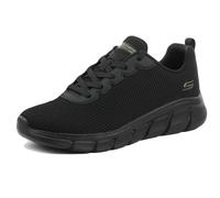 Skechers Bobs B Flex Visionary Essence - Bobs B Flex Essenza VISIONARIA, Black Knit/Trim,