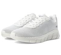 Skechers Bobs B Flex Visionary Essence, Essenza Visionaria da Donna Bobs B Flex, Finiture in Maglia Bianca, 38 EU