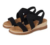Skechers Bob's Desert KISS SERENDIPITOUS, Tessuto sintetico nero, 39.5 EU
