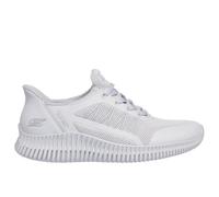 Skechers Bobs Geo Lite Divine Pace - Scarpe da Ginnastica da Donna Senza Mani, in Memory Foam, Lavabili, lavorate a Maglia, Colore: Grigio Chiaro