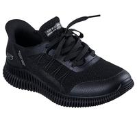 Skechers Donna Slip-ins: BOBS Geo Lite - Divine Pace Sneaker in Nero, Taglia 37, Lavabile in lavatrice
