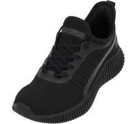 Skechers Bobs Geo New Aesthetics, Scarpe sportive Donna, Black Knit Synthetic Trim, 38 EU
