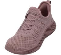 Skechers Bobs Geo New Aesthetics, Scarpe sportive Donna, Rose Knit Synthetic Trim, 36.5 EU