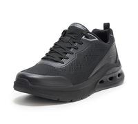 Skechers Bobs Glide Step Arc Waves 2.0-Class Rank Sneaker Uomo, Nero/Nero, 42.5 EU