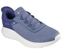 Skechers Bobs Hands Free Slip-ins Squad Chaos-Tough Walk Sneaker da Uomo, Ardesia, 39.5 EU