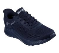 Skechers Uomo Slip-ins: BOBS Sport Squad Chaos - Solid Step Sneaker in Blu Navy Blue Scuro, Taglia 39.5, Vegan, Lavabile in lavatrice