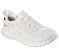 Skechers Bobs Squad 4 Dire Step, Scarpe da Ginnastica Donna, off White Engineered Knit, 37 EU