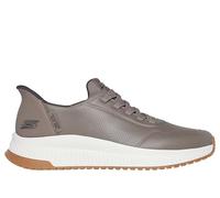 Skechers Bobs Squad 4 Direct StepSneaker da Uomo Senza Mani, Taupe Pu, 42 EU