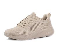 Skechers Bobs Squad Caos, Scarpe da ginnastica Donna, Naturale, 37 EU