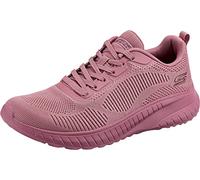 Skechers Bobs Squad Caos, Scarpe da ginnastica Donna, Rosso, 38 EU