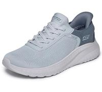 Skechers Bobs Squad Chaos-Current Muse Hands Free - Sneaker da donna, Grigio chiaro, 6