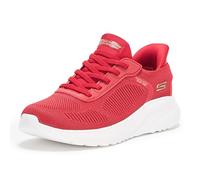 Skechers Sneaker da donna Bobs Squad Chaos-Current Muse Slip-in Rosso Vegan Taglia 39