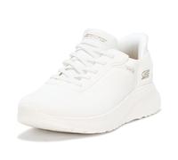 Skechers Bobs Squad Chaos Current Muse Sneaker da Donna, Bianco, 39 EU