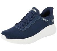 Skechers Bobs Squad Chaos-Daily - Hype Sneakers da Uomo Senza Lacci, Navy, 10 Wide
