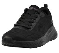 Skechers Bobs Squad Chaos Face off, Scarpe da Ginnastica Donna, Nero, 39.5 EU Larga