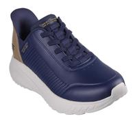 Skechers Slip-in Mani libere Bobs Squad Chaos Heel Preferred, Scarpe da Ginnastica Uomo, Navy Pu, 46 EU