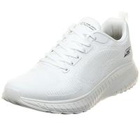 Skechers Bobs Squad Chaos Prism Bold - Scarpe da Ginnastica da Uomo, Maglia ingegnerizzata Bianco Sporco, 41 EU