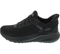 Skechers Bobs Squad Chaos Solid Step, Scarpe da Ginnastica Uomo, Black Knit, 43 EU