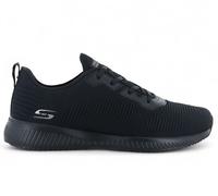 SKECHERS Bobs Squad - Donna Sneakers Nere 32504-BBK Sport Fitness Scarpe NUOVE