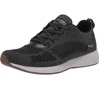Skechers Bobs Squad - Glitz Maker, Scarpe da Ginnastica Donna, Nero Black Sparkle Engineered Knit Blk, 38 EU