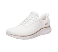 Skechers Bobs Squad Slip Ins - Slip On Con Memory Foam Bianco - Donna Scarpe