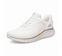 Skechers Bobs Squad Slip Ins - Slip On Con Memory Foam Bianco - Donna Scarpe