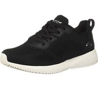 Skechers Bobs Squad Tough Talk, Scarpe da Ginnastica Donna, Black Engineered Knit Blk, 39.5 EU