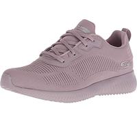 Skechers Bobs Squad Tough Talk, Scarpe da Ginnastica Donna, Mauve Engineered Knit, 37 EU