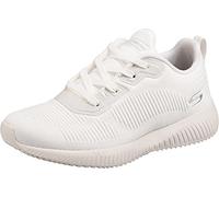 Skechers Bobs Squad Tough Talk, Scarpe da Ginnastica Donna, White Engineered Knit, 36 EU