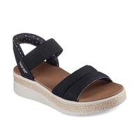 Skechers Bobs Sun Ray, Sandali Donna, Black, 36 EU