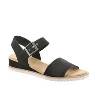 Skechers Bob's Womens, Bacio del Deserto SERENDIPITO Donna, Microfibra Nera, 38 EU