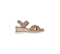 Skechers Bob's Womens, Dolce TRAVERSATA del Deserto Donna, Tessile Marrone Chiaro, 41 EU