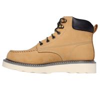 SKECHERS Boots stringati 'Kadmiel' cappuccino / nero Uomo SKECHERS 40 cappuccino / nero