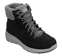Skechers Boschi Glaciali Ultra, Stivaletto Donna, Finitura Grigia In Pelle Scamosciata Nera, 36 EU