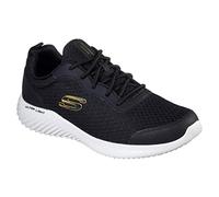 Skechers Bounder-232005 - Sneakers da uomo, 232005 BKGD, Colore: nero e oro., 41.5 EU