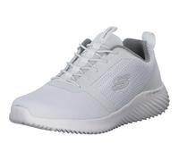 Skechers Bounder 52504, Scarpe Uomo, White Mesh Pu Trim, 44 EU