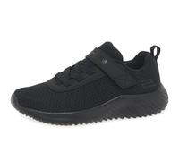 Skechers Bounder Baronik, Scarpe sportive Bambini e ragazzi, Black Textile Synthetic Trim, 37 EU