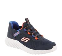 Skechers Bounder Brisk-Burst - Scarpe da Ginnastica, Navy/Blue,