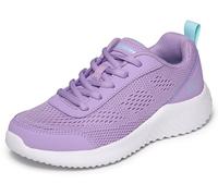 Skechers Bounder Ez-Breeze - Scarpe da Ginnastica da Ragazza, in Tessuto Color Lavanda, Taglia 42