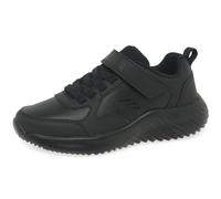 Skechers Bounder Power Study, Scarpe sportive Bambini e ragazzi, Black Synthetic Black Trim, 35.5 EU