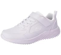 Skechers Sneakers bambini/ragazzi Bounder Power Study, sintetico bianco, rifiniture bianche, 31 EU