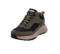 Skechers Bounder RSE Brekor Sneaker Uomo, Olive Nubuck Mesh Tpu Nero Trim, 47.5 EU